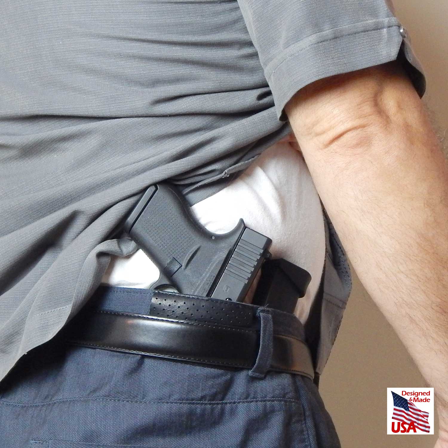 US Holster Handgun Carry Elastic Pistol Gun Belly Band Carry Neoprene WaistBand 