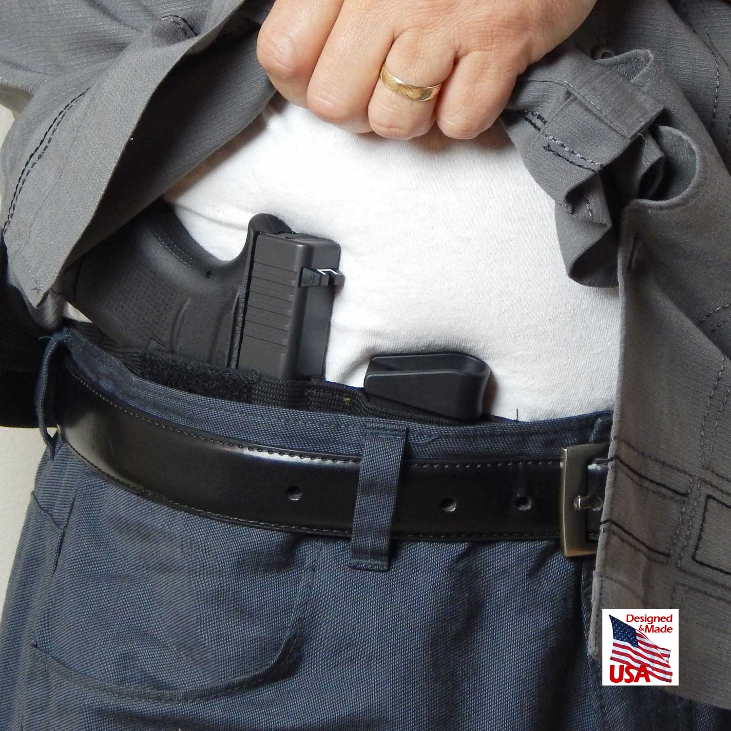 Concealed Carry Belly Band Holster For Left/Right Gun Pistol Bodyguard Holster 