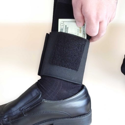 Model 13 Ankle Safe. Carry, completely concealed, your valuables in safety and comfort